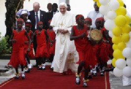 Pope in Benin