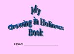 growing in holiness book