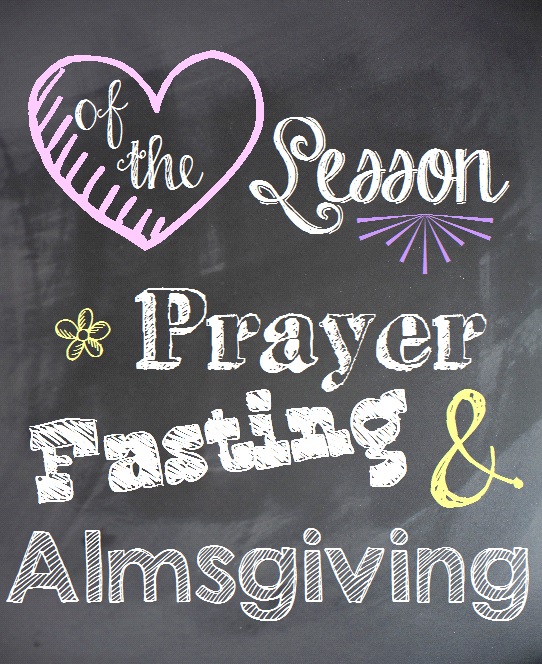 prayer fasting almsgiving