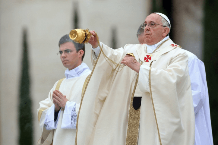 And finally, we all stand as the presence of Jesus within each of us is honored with incense.